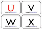 Uu-Xx-lowercase-mini-flashcards
